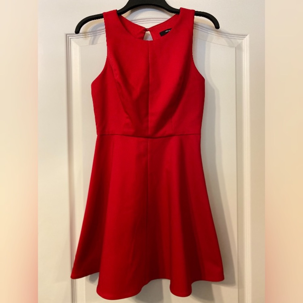Forever 21 Red Skater Dress Size Small